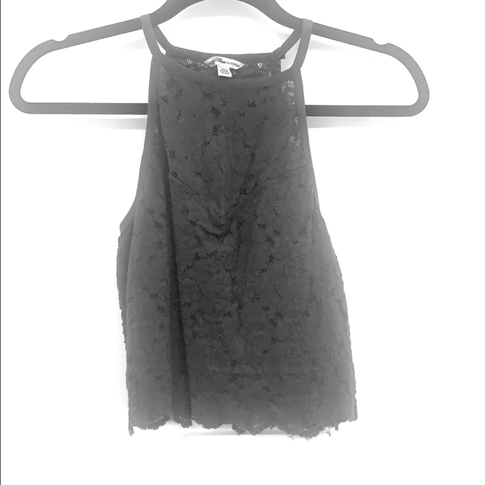 Open back tank top